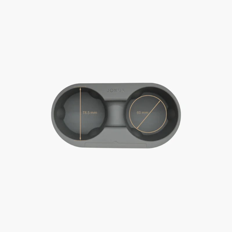 Jowua for Tesla Model 3/Y 2021-2023 Minimalist Seiko Textured Silicone Anti-Shake Water Cup Holder