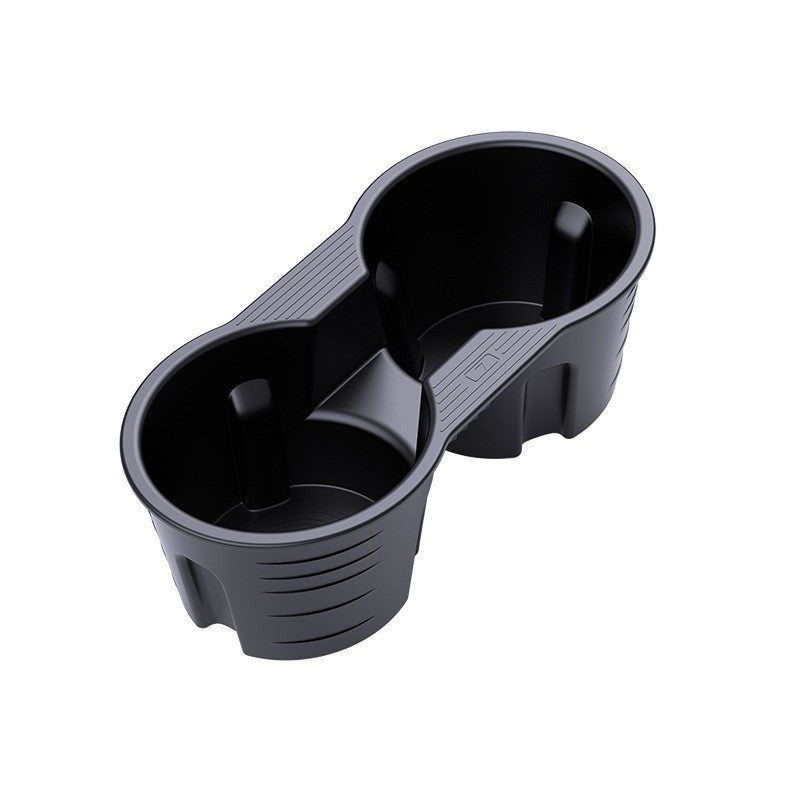 Center Console Cup Holder Insert for Tesla Model 3 Model Y 2021 2022 2023 Anti-Shake Limiter (Premium Liquid Silicone, 1-Pack)