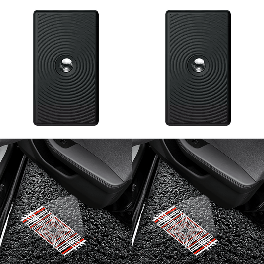 [Aisen] Door LED Puddle Projector Lights for Tesla Model 3 Highland & Y Juniper (Quartz Glass, 2-Pack)