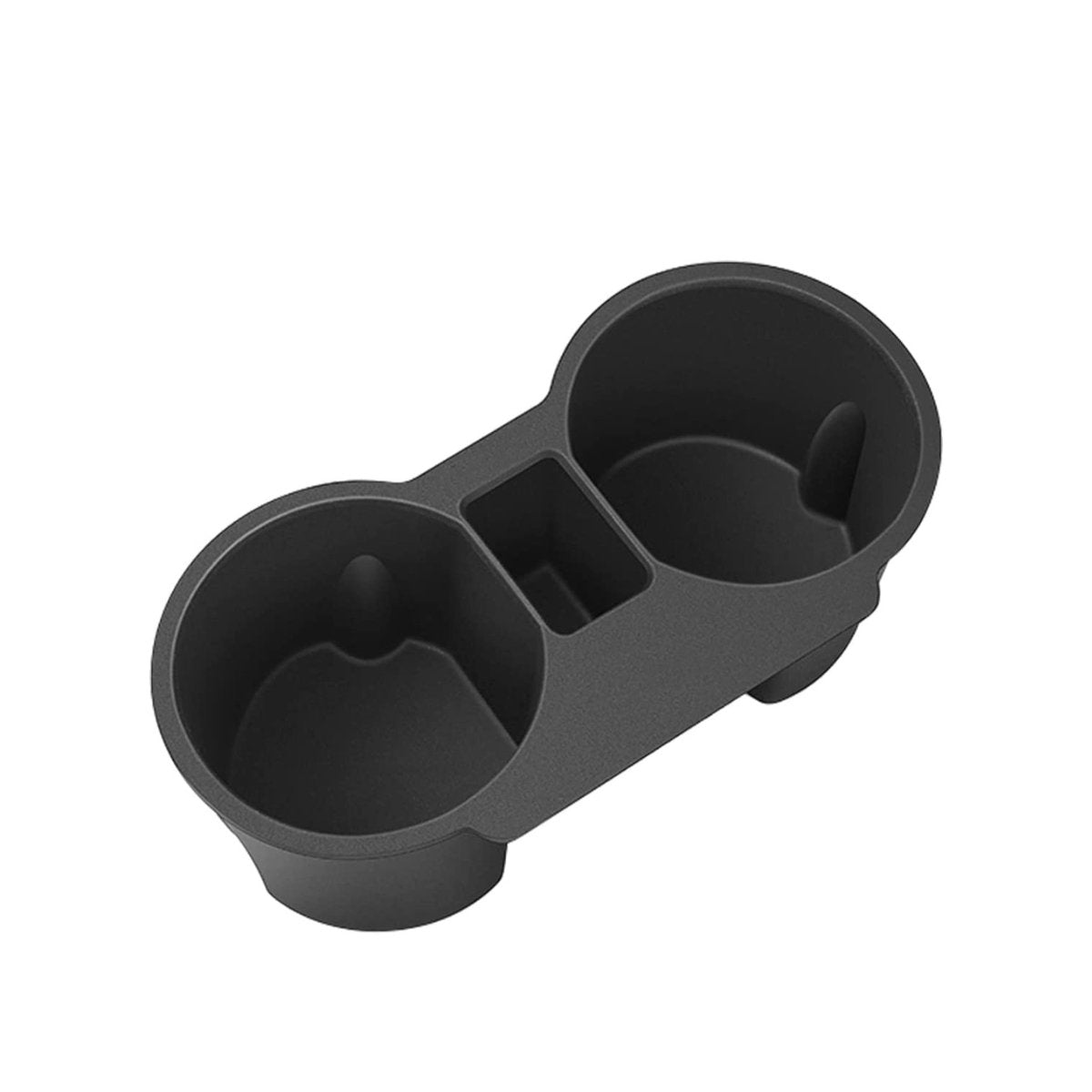 [Aisen] Silicone Center Console Cup Holder Insert for Tesla Model 3 & Model Y 2021-2024 (Premium Flexible Silicone, Dual-Slot)