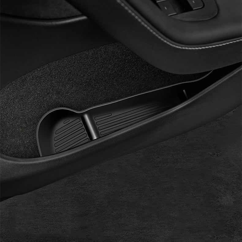 [Aisen] Silicone Front & Rear Door Side Storage Boxes for Tesla Model Y  Model 3 2021-2026 (Premium Silicone, 4-Pack)
