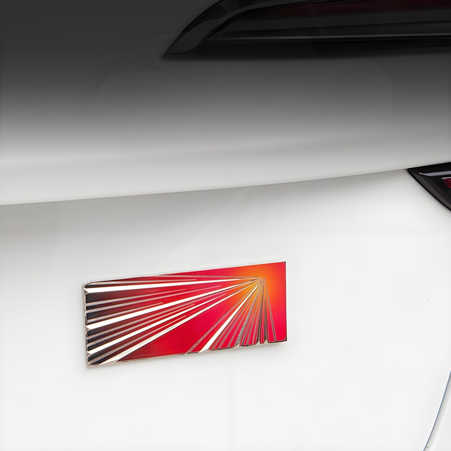 [Aisen] Metal Launch Edition Emblem Badge for Tesla Model Y Juniper (Premium Zinc Alloy, Matte Black 3D)