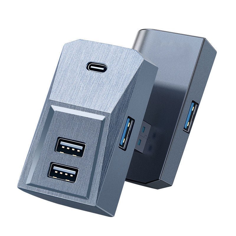 [Aisen] 4-Port USB Hub Center Console Docking Station Adapter for Tesla Model Y Juniper Model 3 Highland