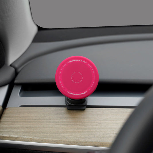 [Aisen] Silicone Dashboard Magnetic Phone Holder for Tesla Model 3 & Y 2021-2023 (Premium Silicone Matrix, N52 MagSafe Fit)