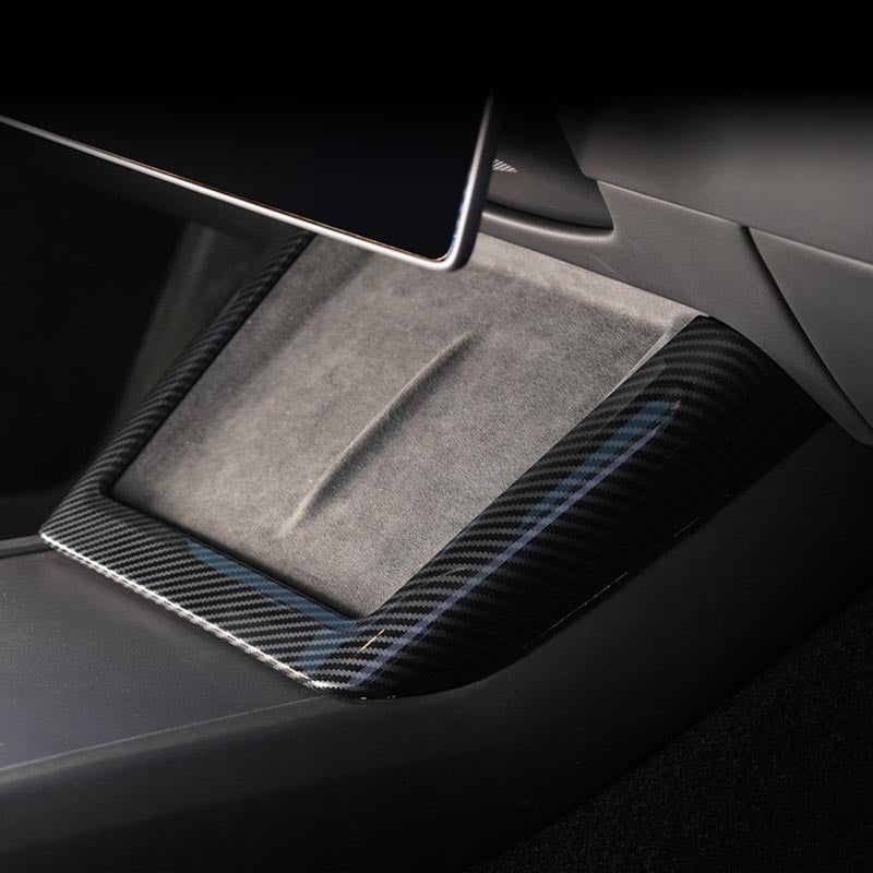 [Aisen] Wireless Charger Pad Edge Trim for Tesla Model 3 Highland & Y Juniper (Flexible TPE, 1-Pack)