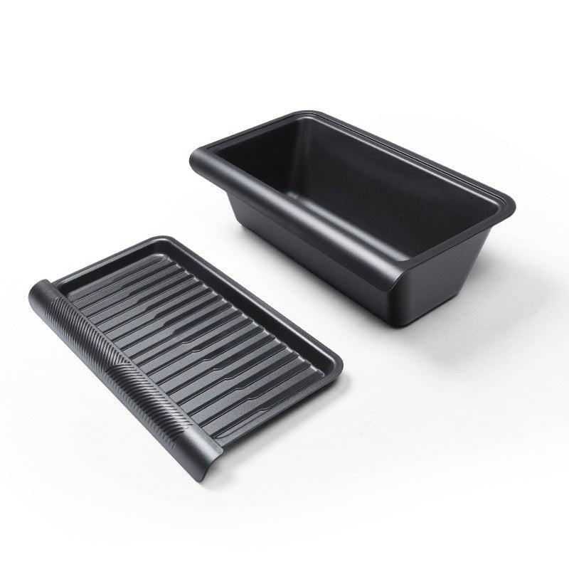 [Aisen] Silicone Under Seat Storage Box & Organizer for Tesla Model Y Juniper (Premium Silicone, 1-Pack)