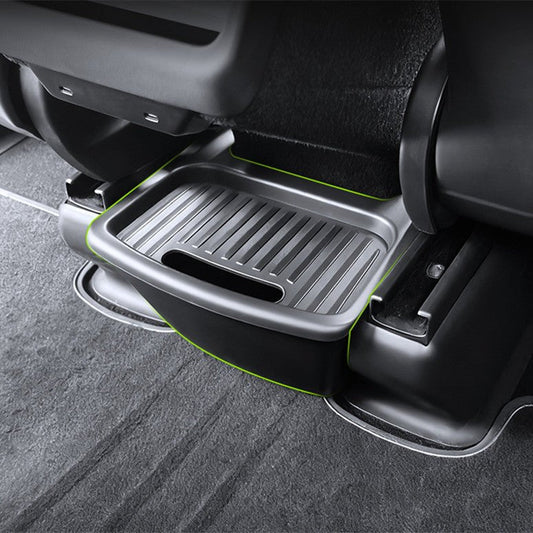 [Aisen] Silicone Rear Middle Storage Box & Organizer for Tesla Model Y Juniper (Premium Silicone, 1-Pack)