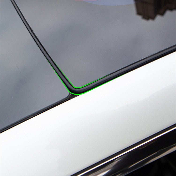 [Aisen] Sunroof Wind Noise Reduction Rubber Seal Kit for Tesla Model 3 (Premium EPDM Rubber, Easy Snap-In)