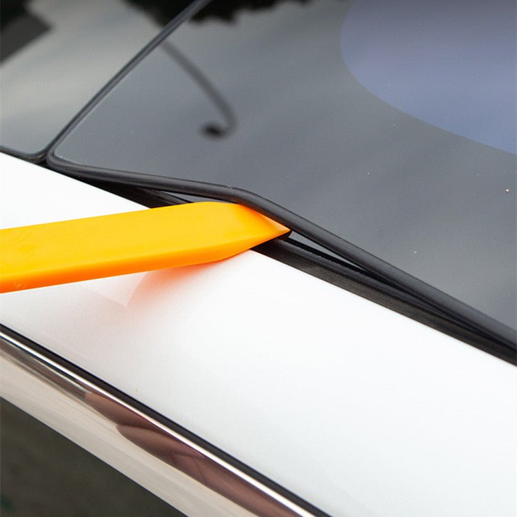 [Aisen] Sunroof Wind Noise Reduction Rubber Seal Kit for Tesla Model 3 (Premium EPDM Rubber, Easy Snap-In)