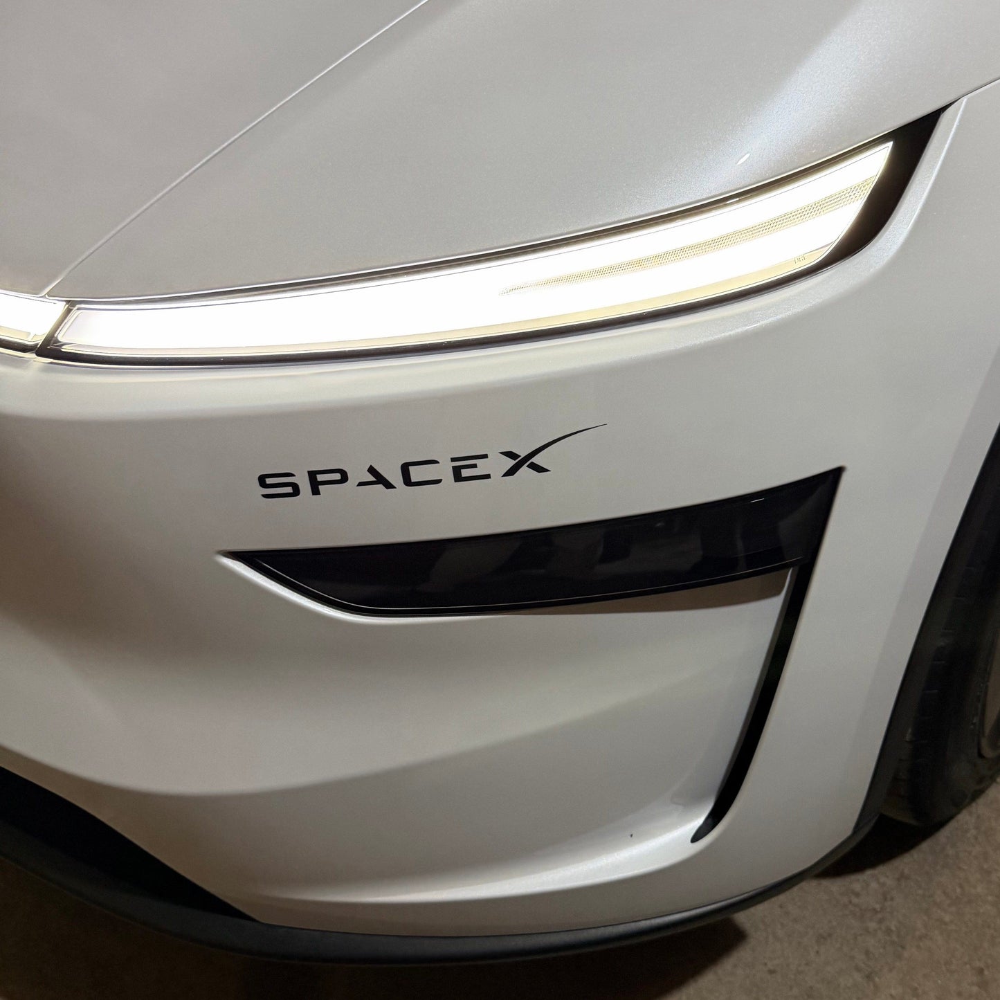[Aisen] SpaceX Logo Car Decal Sticker Window Tailgate Graphic for Tesla Model 3 Model Y Model S Model X