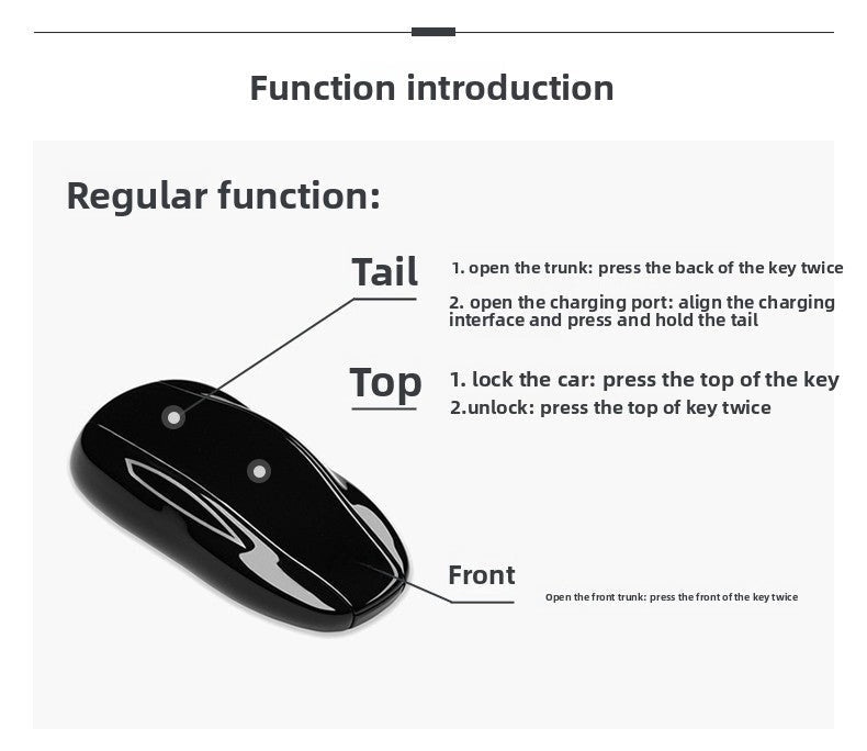 [Aisen] Smart Remote Key Fob for Tesla Model 3 Y Highland Juniper 2021-2026 Passive Entry Intelligent Keyless Car Key