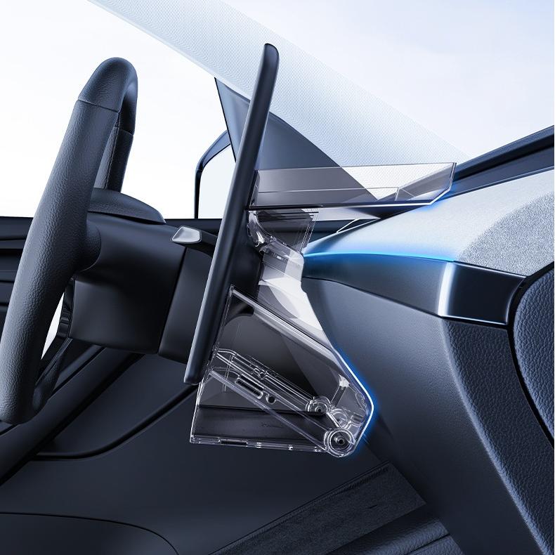 [Aisen] Silicone Under Screen Storage Tray for Tesla Model Y Juniper & Model 3 Highland (Premium Silicone & ABS, 1-Pack)