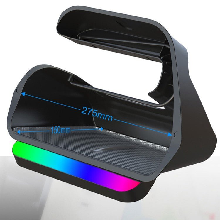 For Model 3 Highland / Model Y Juniper Under Screen Storage Box Center Console Organizer With Ambient Lighting