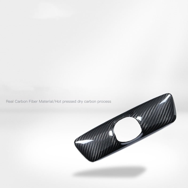 [Aisen] Interior Rearview Mirror Cover Cap Overlay for Tesla Model 3 Model Y Premium Real Dry Carbon Fiber