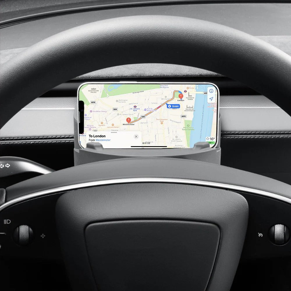 [Aisen] Silicone Center Console Sunglasses Holder Organizer for Tesla Model Y Juniper & Model 3 Highland (Premium Flexible Silicone)