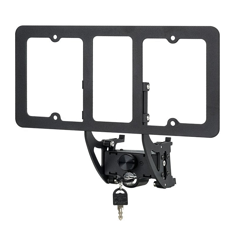 [Aisen] for Tesla Model 3 Model Y 2020-2023 US Black License Plate Frame ABS Plastic Matte Black Car Plate Holder Durable Universal Fit