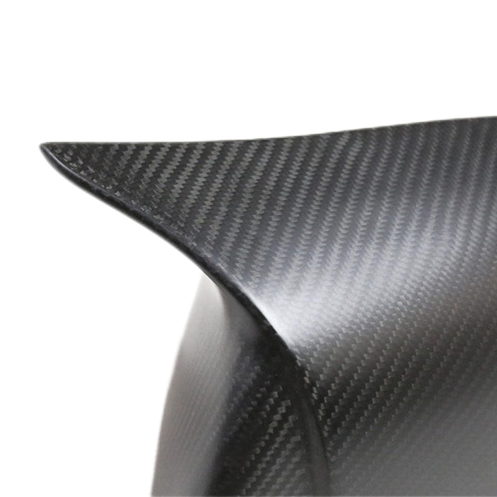 [Aisen] Sport Performance Side Rearview Mirror Covers Caps for Tesla Model Y 2021-2024 (Premium Real Dry Carbon Fiber, Aerodynamic 2-Piece Set)