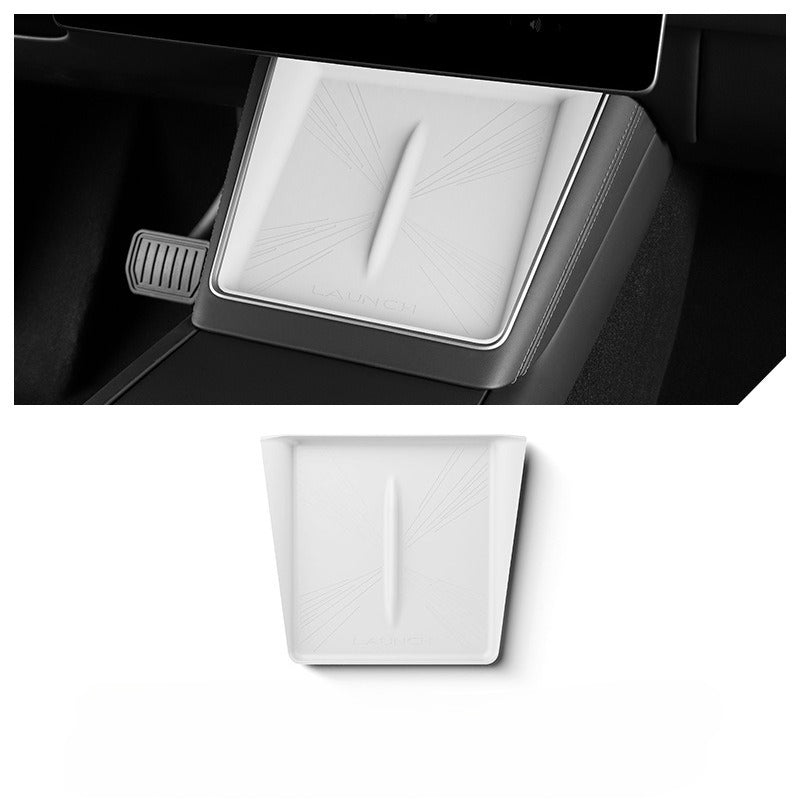 [Aisen] Center Console Wireless Charging Pad Silicone Cover Anti-Slip Dual Wireless Charger Mat for Tesla Model 3 Highland & Model Y Juniper