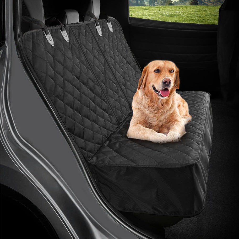 [Aisen] Dog Seat Cover Travel Hammock for Tesla Cybertruck Model Y 3 X S (Double Zipper 600D Oxford, 1-Pack)