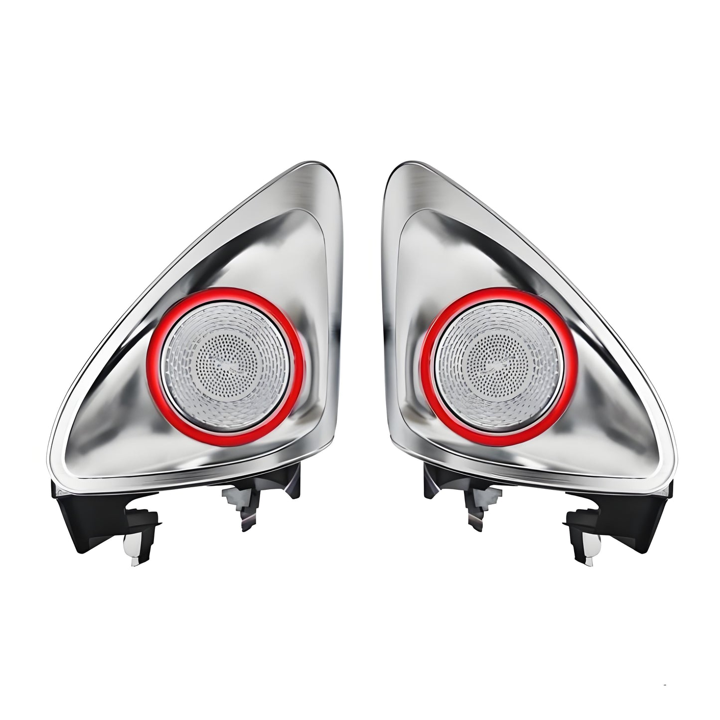 [Aisen] 4D Rotating LED Tweeter Speakers for Tesla Model Y Juniper & Model 3 Highland (Premium Aluminum Alloy, RGB 2-Pack)