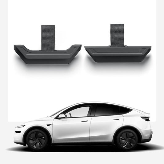 [Aisen] Trunk Floor Board Pull Handle Strap for Tesla Model Juniper 2025+ (Premium Ergonomic Lower Cargo Lifter, Matte Black 2PC)