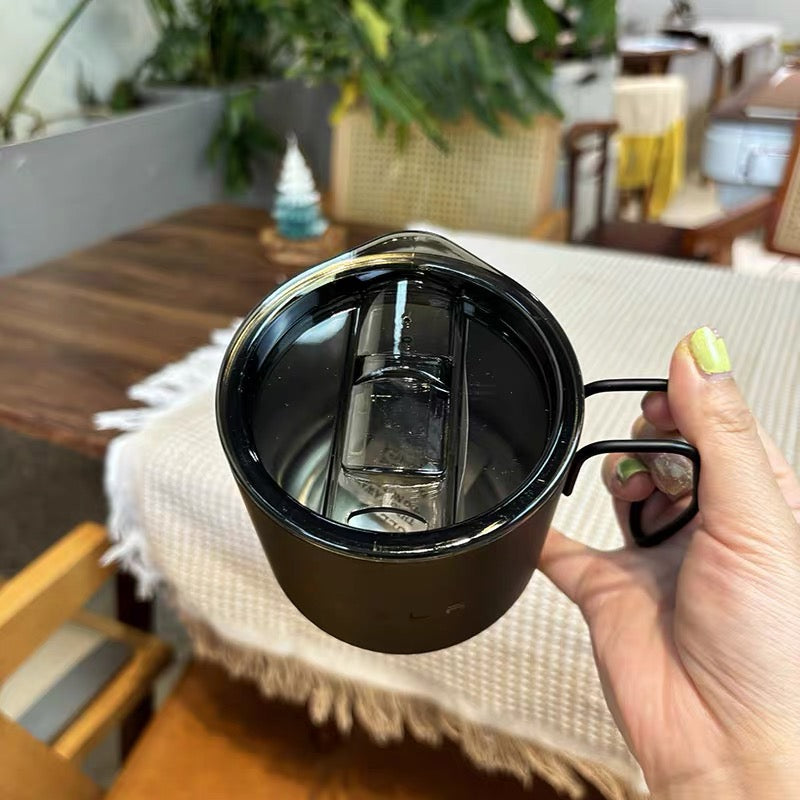 [Aisen] Stainless Steel Insulated Car Coffee Mug for Tesla All Models (Premium 316 Stainless Steel, 16oz)