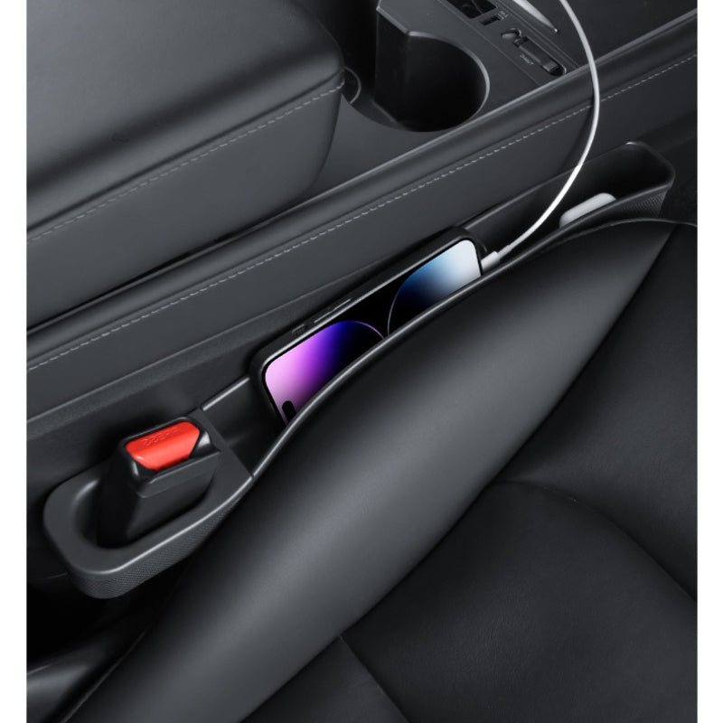 [Aisen] Seat Gap Storage Box Organizer Center Console Side Drop Blocker for Tesla Model Y Juniper Model 3 Highland