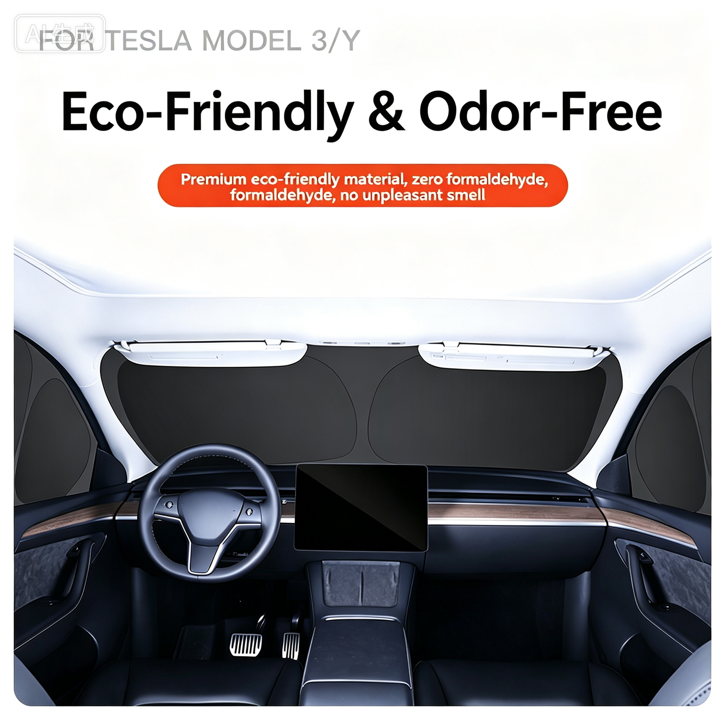 [Aisen] Tesla Model 3 / Model Y Full Car Privacy Sunshade