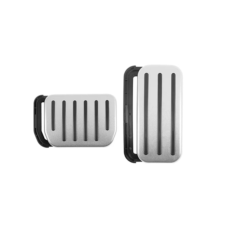 [Aisen] Aluminum Accelerator Brake Pedal Covers for Tesla Model Y Juniper & Model 3 Highland (Anti-Slip, 2-Pack)
