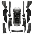 Tesla Model Y Juniper carbon fiber door sill 11-piece set