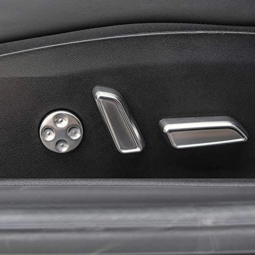 [Aisen] for Tesla Model 3 Model Y 2021-2023 Seat Adjustment Button Cover  Interior Trim Protector Matte Finish Seat Control Accessories