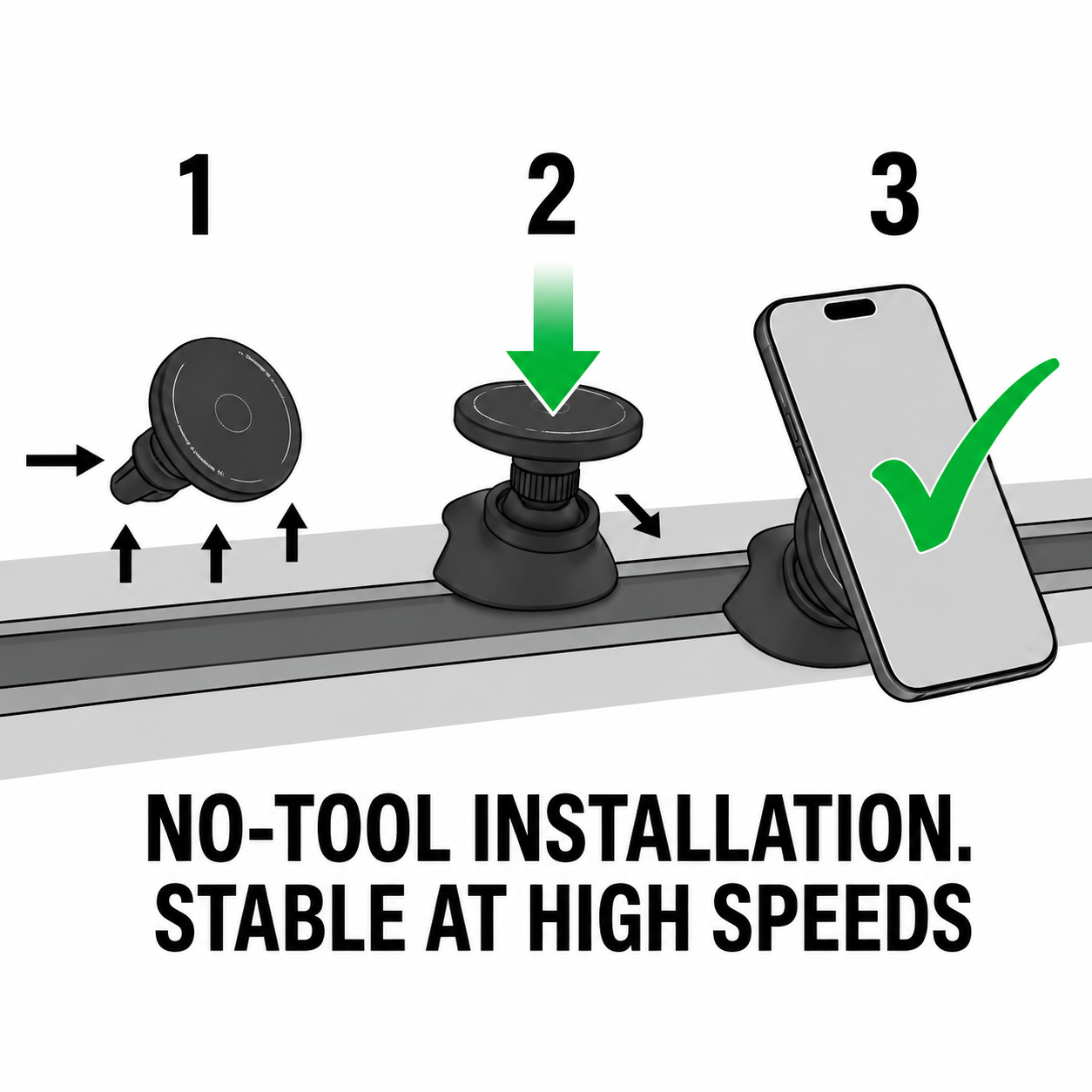 [Aisen] Magnetic Phone Holder for Tesla Model Y Juniper & Model 3 Highland Dashboard Air Vent Mount