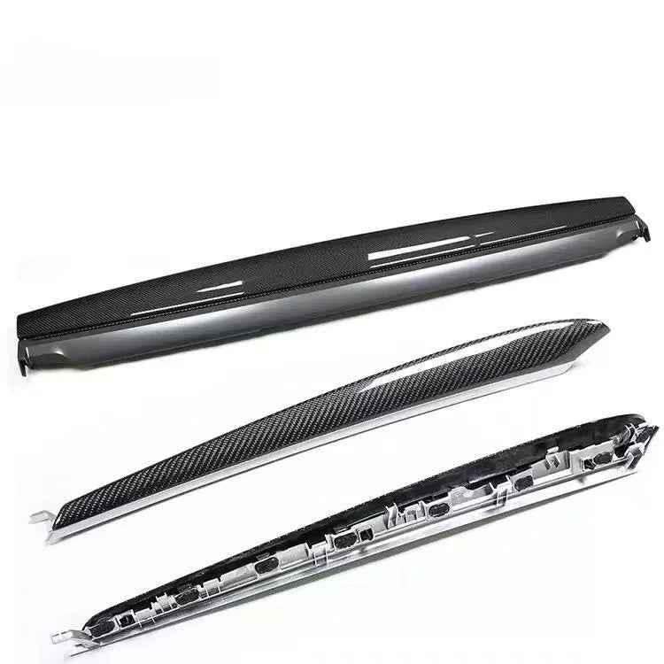 [Aisen] Dashboard & Door Panel Interior Trim Covers for Tesla Model 3 Model Y 2021-2023 Real Dry Carbon Fiber (Matte/Gloss, 3-Piece Set)