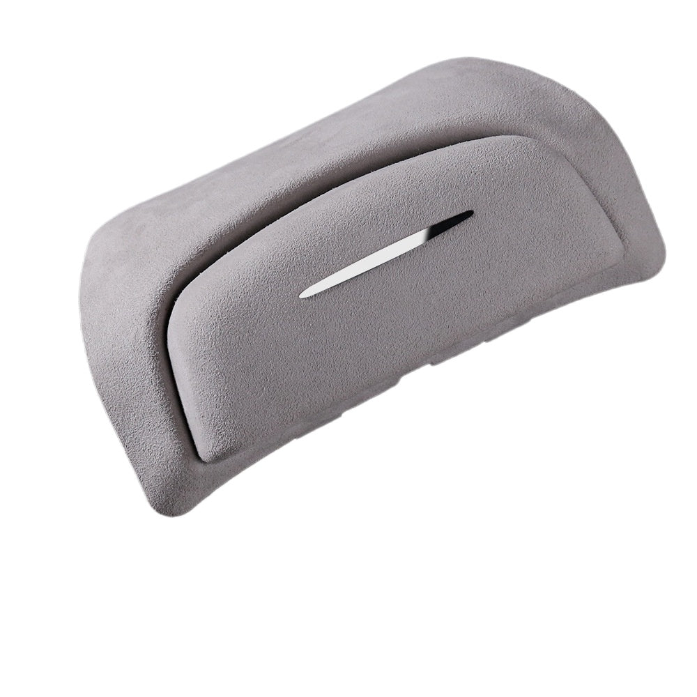 [Aisen] Roof Sunglasses Holder Case for Tesla Model 3 Highland 2024 2025 2026 Premium Suede Glasses Storage Box