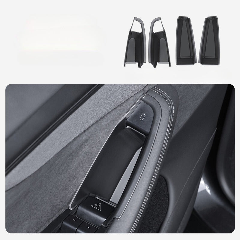 [Aisen] Door Handle Storage Box Organizer Side Door Armrest Pocket Tray for Tesla Model 3  Model Y 2021-2026 (4PCS)