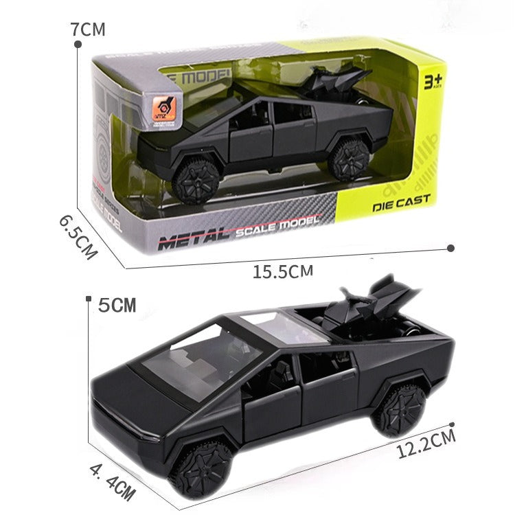 [Aisen] Diecast Toy Car Model Cyber Truck Off-Road Replica for Tesla Cybertruck