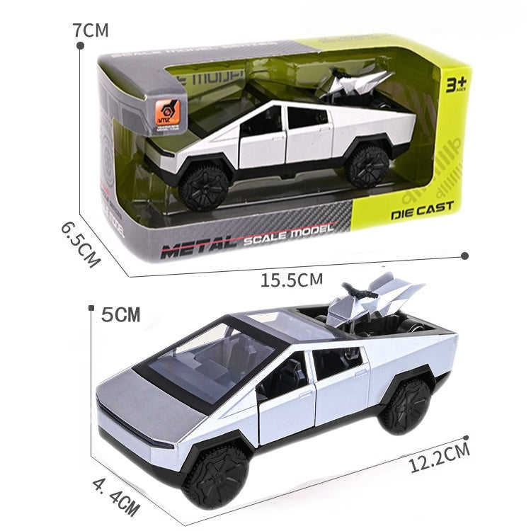 [Aisen] Diecast Toy Car Model Cyber Truck Off-Road Replica for Tesla Cybertruck
