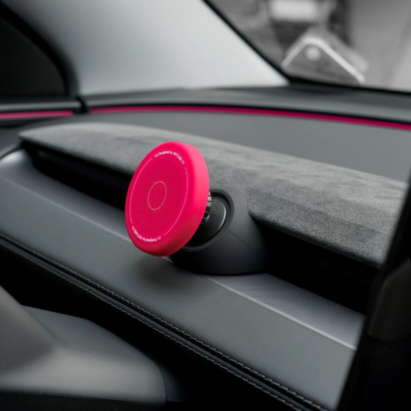 [Aisen] Magnetic Phone Holder for Tesla Model Y Juniper & Model 3 Highland 2024-2026 Silicone MagSafe Car Mount ( LHD & RHD Universal)