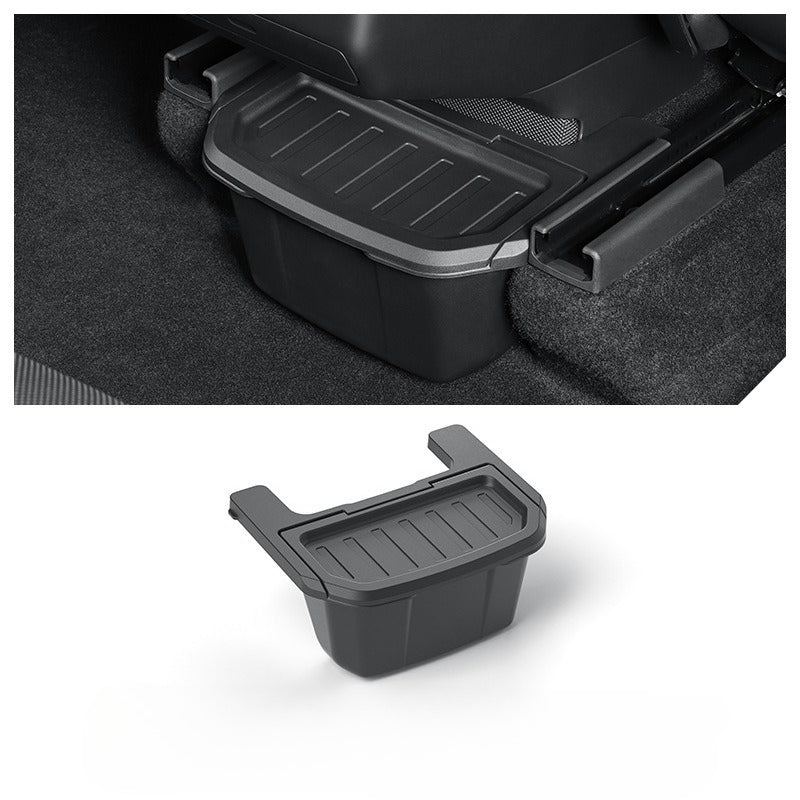 [Aisen] Rear Armrest Console Storage Box & Garbage Organizer Under-Vent Seatback Trash Caddy for Tesla Model YL