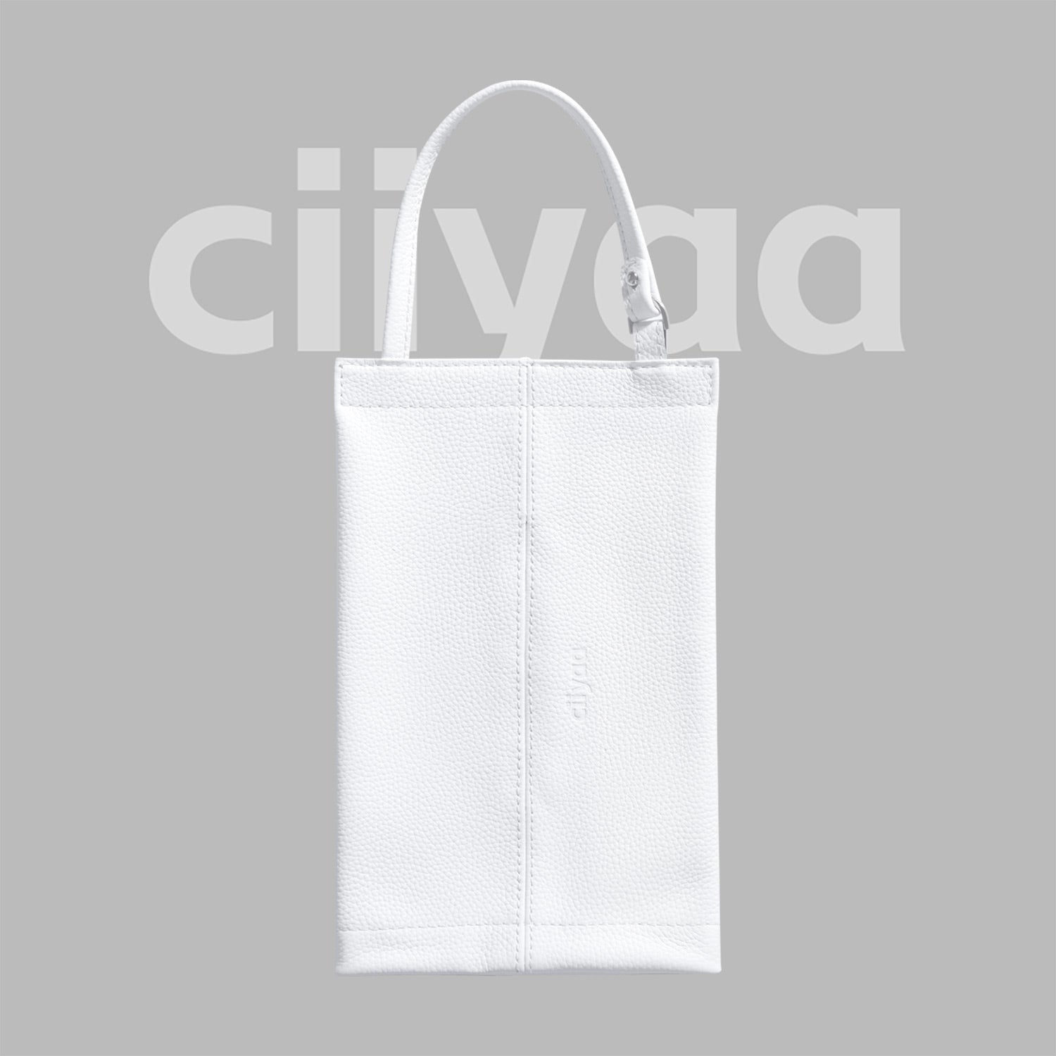 Lychee Cowhide Tissue Holder for Tesla Model 3 / Y — Type-C USB
