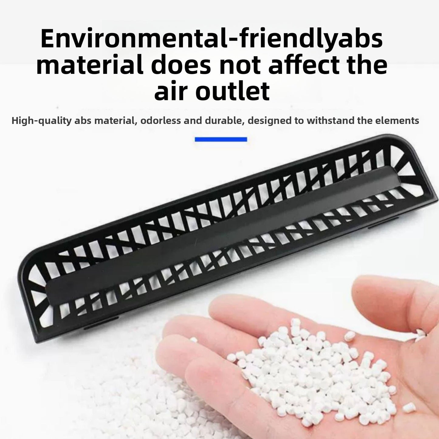 [Aisen] Mesh Rear Air Vent Cover for Tesla Model Y Juniper & Model 3 Highland (Premium Auto-Grade ABS, 1-Pack Anti-Clogging)