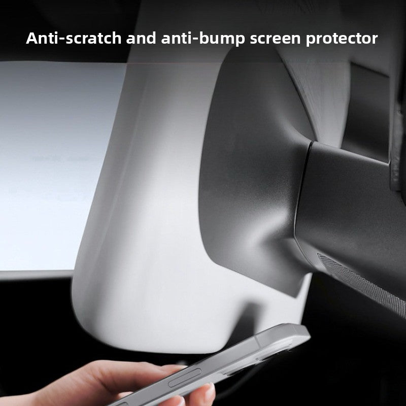 [Aisen] Navigation Screen Silicone Frame Protector Central Display Edge Guard Trim for Tesla Model 3 Highland & Model Y Juniper