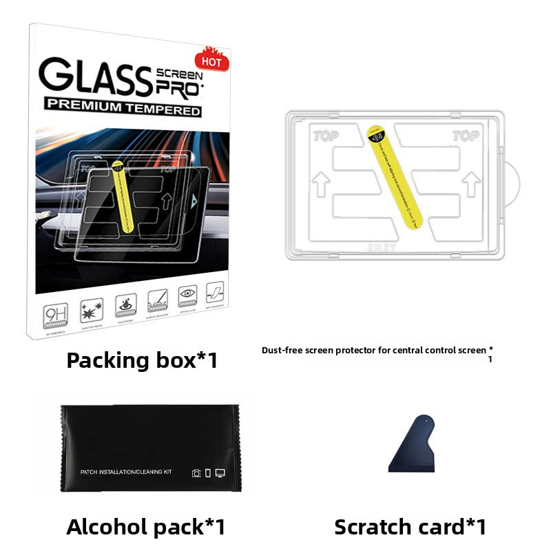 [Aisen] Tempered Glass Screen Protector for Tesla Model 3 & Model Y 2021-2024 (Tempered Glass, HD Clear)