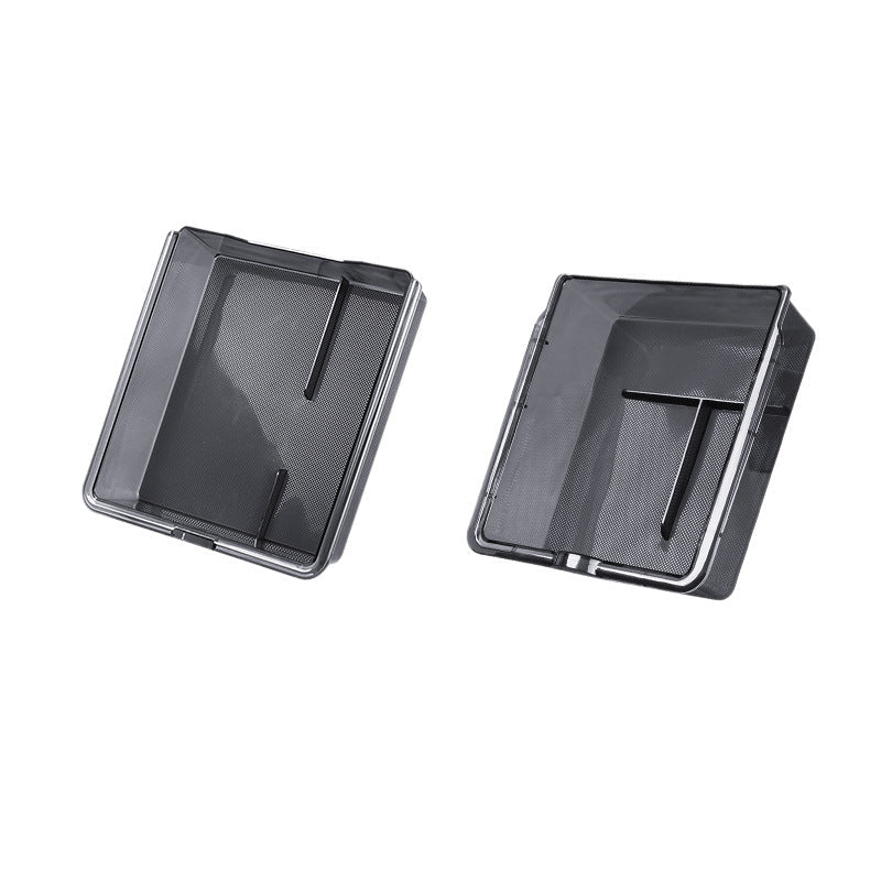 [Aisen] for Tesla Model Y Juniper Model 3 Highland Control Hidden Storage Box Drawer Clear Black ABS Interior Organizer Car Storage Box**