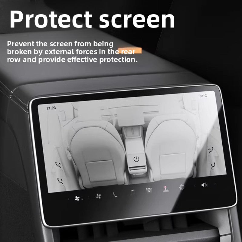 [Aisen] Center Control & Rear Entertainment Screen Protector Kit for Tesla Model Y Juniper YL 2026+ HD Shield (Hardness Tempered Glass 2-Piece Set)
