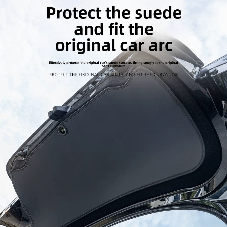 [Aisen] Rear Trunk Tailgate Protector for Tesla Model 3 Highland & Model Y Juniper (Premium Anti-Scratch TPE Cargo Liner Pad, Matte Black)
