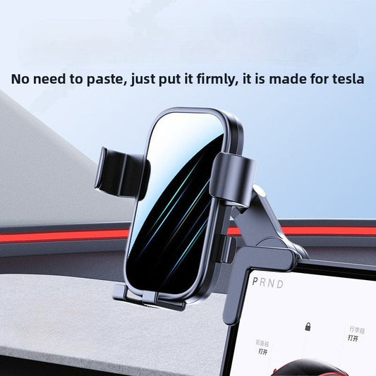 [Aisen] Screen Monitor Phone Mount Auto-Locking Cell Phone Holder for Tesla Model 3 Highland Model Y Juniper