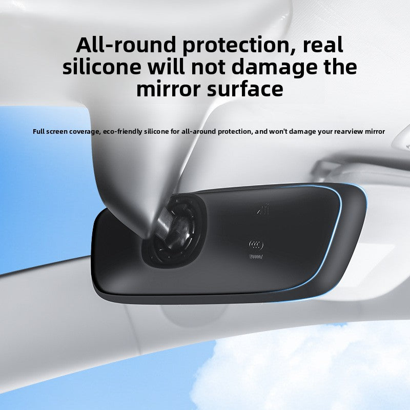[Aisen] Interior Rearview Mirror Frame Protector Cover for Tesla Model 3 Model Y 2021-2026+ (Premium Liquid Silicone, Anti-Scratch 1-Pack)