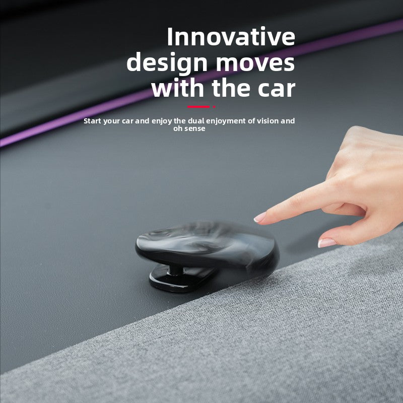 [Aisen] Kinetic Drift Car Aromatherapy Diffuser Ornament Mechanical Dashboard Scent Replica for Tesla All Models Platform