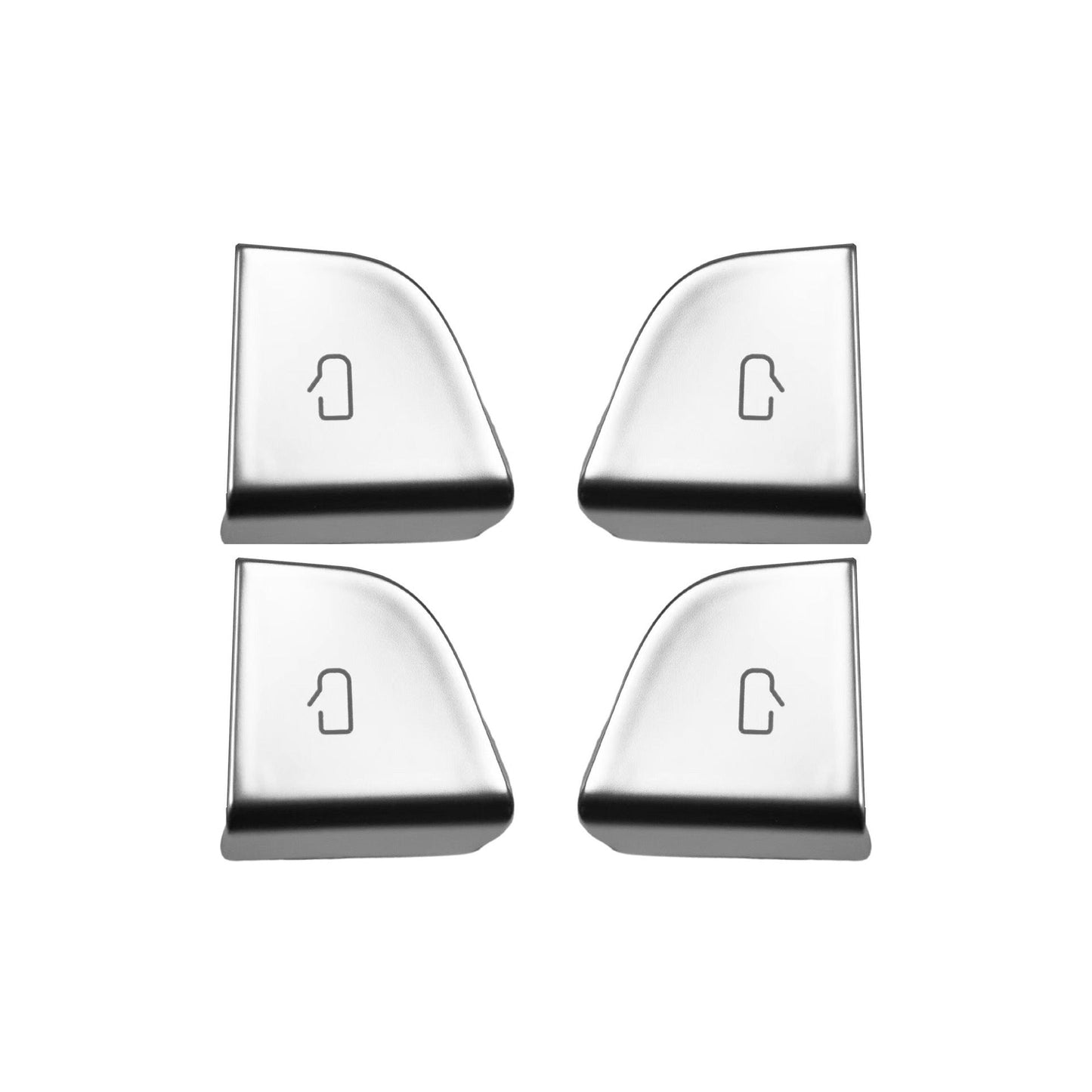 [Aisen] Interior Door Release Button Covers for Tesla Model 3 Highland & Model Y Juniper (Premium Anti-Scratch Button Trim Overlay 4PCS Set)